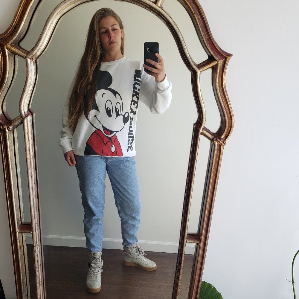 SWAPPED Vintage Mickey Mouse Sweatshirt - Picture 2 of 10